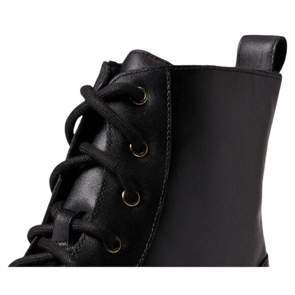 COLE HAAN / Camea WP / Grand Pro Rally / Waterproof / Combat Boot US / Black Lac - Picture 6 of 10